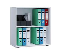 VCM Étagère de bureau Lona (sans portes, blanc, L)