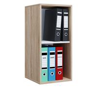 VCM Etagère en bois debout | Classeur peu encombrant | Dimensions env. H. 74 x L. 35 x P. 37 cm | Etagère élégante | Etagère de bureau - Lona I 2f