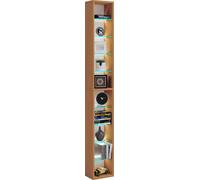 VCM Etagère en bois suspendue | Etagère peu encombrante | Dimensions : H. 152 x L. 21 x P. 14 cm | Etagère élégante suspendue | Etagère de rangement | Bibliothèque | Etagère murale - Rasato XL