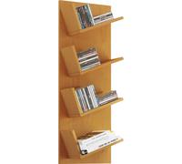 VCM Etagère en bois suspendue | Etagère peu encombrante | Dimensions : H. 90 x L. 33 x P. 16 cm | Etagère élégante suspendue | Etagère de rangement | Bibliothèque | Etagère murale - Lansi Mini