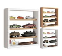 VCM Étagère murale en bois Tableau mural Vitrine de collection Décoration Collectionneur Vitrine Osado S Brun
