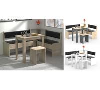 Vcm Groupe De Bancs D'angle Groupe De Sièges De Cuisine Banc Table Tabouret Esal Mini Groupe De Bancs D'angle Groupe De Sièges De Cuisine Banc Table Tabouret Esal Mini