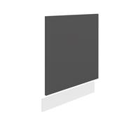 VCM Meuble bas ou façade style moderne Esilo (Panneau avant, blanc/anthracite, 3 mois)