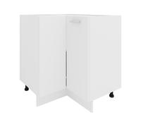 VCM Meuble bas ou façade style moderne Esilo (Placard d'angle, blanc/blanc, 1 Tür)