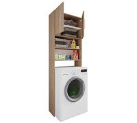 VCM Meuble buanderie Machine à Laver, Armoire pour Machine à Laver, Meuble au Dessus Machine a Laver Armoire en Bois pour Machine à Laver Armoire pour Machine à Laver Jutas Chêne Sonoma