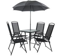 Vcm Meuble De Jardin 5 Pièces Ensemble De Jardin Ensemble De Table Et De Chaises À Dossier Haut 80 Meuble De Jardin 5 Pièces Ensemble De Jardin Ensemble De Table Et De Chaises À Dossier Haut 80 Noir