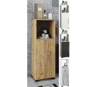 Vcm Meuble De Salle De Bains En Bois Armoire De Salle De Bains Midischrank Étagère De Salle De Bains Meuble De Salle De Bains Étagère Flandu