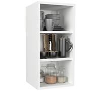 VCM meuble haut rangement, placard mural, armoire suspendue, meuble cuisine mural Blanc