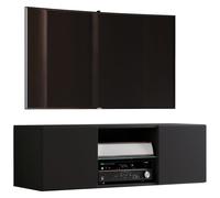 VCM Meuble TV | Tableau mural | Tableau bas suspendu | Dimensions H. 40 x l. 115 x P. 36 cm | Armoire murale - Jusa
