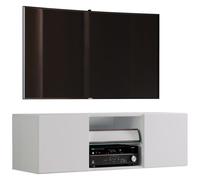 VCM Meuble TV | Tableau mural | Tableau bas suspendu | Dimensions H. 40 x l. 115 x P. 36 cm | Armoire murale - Jusa