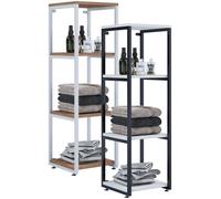 VCM Meubles de salle de bains en bois Étagère de salle de bains Armoire haute Bitila L Multicolore