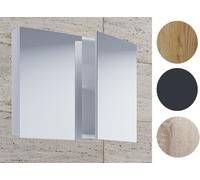 VCM Miroir de salle de bain miroir mural armoire à glace salle de bain Badinos 40 x 60 cm Miroir de salle de bain miroir mural armoire à glace salle de bain Badinos 40 x 60 cm Brun