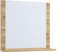 VCM miroir de salle de bain sans cadre | miroir mural | design élancé | dimensions env. h. 55 x l. 60 x p. 17 cm | miroir mural - Lendas