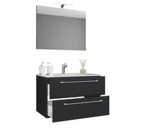 VCM my bath 914328 VCM my bath Badmöbel-Set Badinos 3-tlg. schwarz