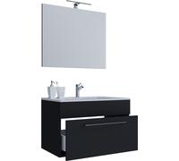 VCM my bath 914812 VCM my bath Badmöbel-Set Wonda 3-tlg. schwarz