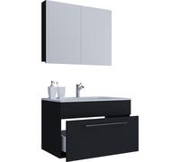 VCM my bath 914818 VCM my bath Badmöbel-Set Wonda 3-tlg. schwarz