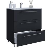 VCM my bath 914851 VCM my bath Waschtischunterschrank schwarz