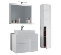 VCM my bath 915207 VCM my bath Badmöbel-Set Lendas L 4-tlg. weiß