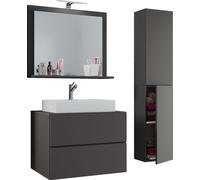 VCM my bath 915208 VCM my bath Badmöbel-Set Lendas L 4-tlg. anthrazit