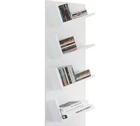 VCM my home 911794 VCM my home Lansi Bücherregal weiß 4 Fachböden