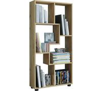 VCM Etagère en bois debout | Etagère peu encombrante | Dimensions : H. 119 x L. 60 x P. 20 cm | Etagère élégante debout | Etagère de rangement | Bibliothèque | Séparation de pièce | Blina