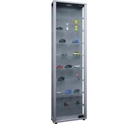 VCM my home Edana Maxi Vitrine silber 8 Fachböden