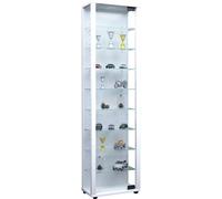 VCM my home Edana Maxi Vitrine weiß 8 Fachböden