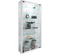 VCM my home Vitrosa Maxi Vitrine weiß 8 Fachböden
