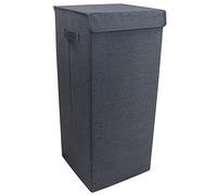 VCM Panier à Linge en Tissu Coffre à Linge Coffre à Linge en Tissu Couvercle Dreso L Panier à Linge en Tissu Coffre à Linge Coffre à Linge en Tissu Couvercle Dreso L Anthracite