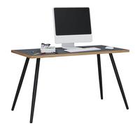 VCM Petit Bureau Ordinateur, Bureau Simple, Bureau Petit Espace, burau, Bureau teletravail, Table pc, Table Ordinateur, Table de Travail, Plan de Travail Bureau, Bureau Table Blanc/Noir