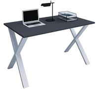VCM Petit Bureau Ordinateur, Bureau Simple, Bureau Petit Espace, burau, Bureau teletravail, Table pc, Table Ordinateur, Table de Travail, Plan de Travail Bureau, Bureau Table Silber/Anthrazit