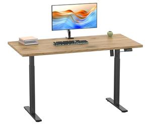 VCM Petit Bureau Ordinateur, Bureau Simple, Bureau Petit Espace, burau, Bureau teletravail, Table pc, Table Ordinateur, Table de Travail, Plan de Travail Bureau, Bureau Table Chêne Miel