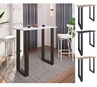 Vcm Premium,Bois,Alu,Table De Bar,Comptoir,Table Haute,Table De Bistrot,Comptoir De Bar,Table,Xona,110x50,Cm