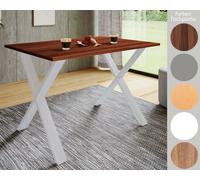 Vcm Premium Bois Table De Cuisine Table De Salle À Manger Xona X Blanc Premium Bois Table De Cuisine Table De Salle À Manger Xona X Blanc Blanc