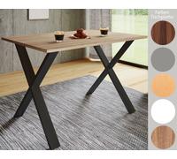 Vcm Premium Bois Table De Cuisine Table De Salle À Manger Xona X Noir Premium Bois Table De Cuisine Table De Salle À Manger Xona X Noir Noir