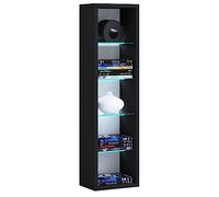 Bois CD DVD Stand Rangement Déco Étagère Rasato L