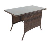 Vcm Rotin Table De Balcon Table De Jardin Camping 114x64 Raloso Rotin Table De Balcon Table De Jardin Camping 114x64 Raloso Marron