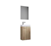 Vcm 3-Pièces Ensemble De Meubles De Salle De Bain Wc Invités Salle De Bains Lavabo Petit Étroit Slito Sp