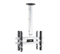 VCM Support TV universel VESA pour plafond Support TV CM4 Double Support TV universel VESA pour plafond Support TV CM4 Double Argenté