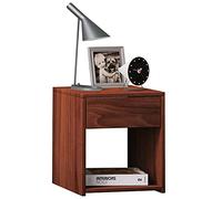 VCM Table de Chevet en Bois Table d'appoint Tiroir Console Table de Chevet Sledo Mini Table de Chevet en Bois Table d'appoint Tiroir Console Table de Chevet Sledo Mini Cœur de Noyer