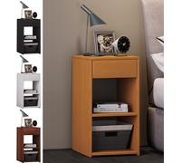 VCM Table de chevet Table d'appoint Tiroir Console Boxspring Table de nuit Sledo Maxi Table de chevet Table d'appoint Tiroir Console Boxspring Table de nuit Sledo Maxi Brun