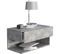 VCM Table de nuit | Tiroir mural | Tableau mural | Table de nuit |Dimensions env. H. 30 x L. 60 x P. 32 cm - Usal XL 60 cm