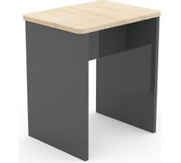 VCM Tabouret en bois cube | Repose-pieds de dimensions H. 45 x L. 40 x P. 30 cm | Table d'appoint Esal