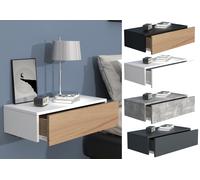 VCM Tiroir mural en bois Table de chevet murale Tiroir Console Table de chevet Usal M 60 cm Tiroir mural en bois Table de chevet murale Tiroir Console Table de chevet Usal M 60 cm Multicolore