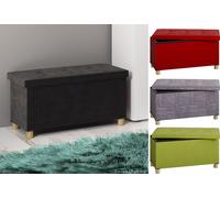 Vcm Tissu Coffre De Siège Banc Coffre Caisse De Rangement Ottomane Sizos L Tissu Coffre De Siège Banc Coffre Caisse De Rangement Ottomane Sizos L