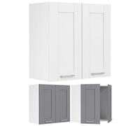 VCM VCM Armoire de cuisine Largeur 60 cm Porte en bois Armoire suspendue Cuisine Meubles de cuisine Landhaus Colura Multicolore