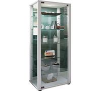 VCM Bois verre vitrine de collection vitrine de verre vitrine stand vitrine Kavisa L Bois verre vitrine de collection vitrine de verre vitrine stand vitrine Kavisa L Blanc