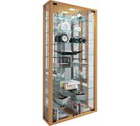 VCM Vitrine Murale Vitrine Suspendue Vitrine en Verre Vitrosa Maxi Miroir Vitrine Murale Vitrine Suspendue Vitrine en Verre Vitrosa Maxi Miroir Hêtre