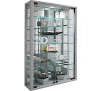 VCM Vitrine Murale Vitrine Suspendue Vitrine en Verre Vitrosa Mini Miroir Vitrine Murale Vitrine Suspendue Vitrine en Verre Vitrosa Mini Miroir Argent