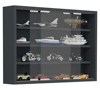 VCM vitrine Salon, Armoire vitrine, Meuble vitrine Salon, vitrine en Verre Colonne Anthracite